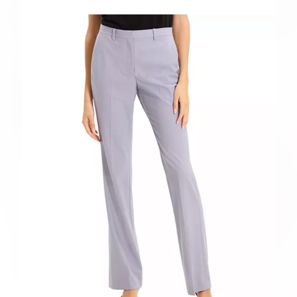 Theory Wool Suit Pants in Harbor Blue, size 4